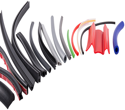 Extrudované gumové výrobky